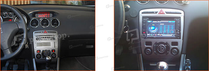 installation autoradio peugeot 308 2010 2012